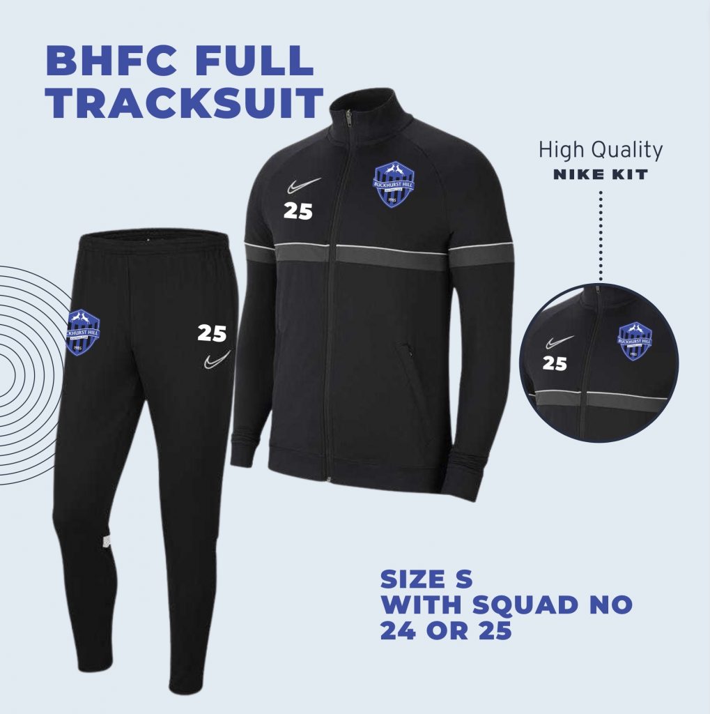 Club Tracksuit Top & Bottom Buckhurst Hill FC