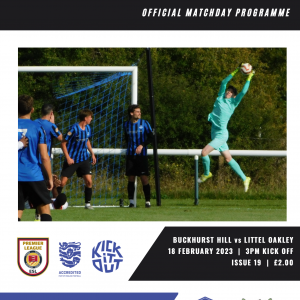 Digital Programme Issue 19 - Little Oakley