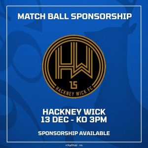 Match Ball Sponsorship - Hackney Wick
