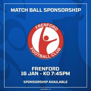 Match Ball Sponsor - Frenford