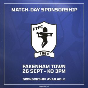 Match Ball Sponsor - Fakenham Town